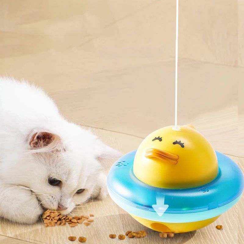 Mad Pet Ördek Modelli İnteraktif Mama Atıcı Tumbler Kedi Oyuncağı 302