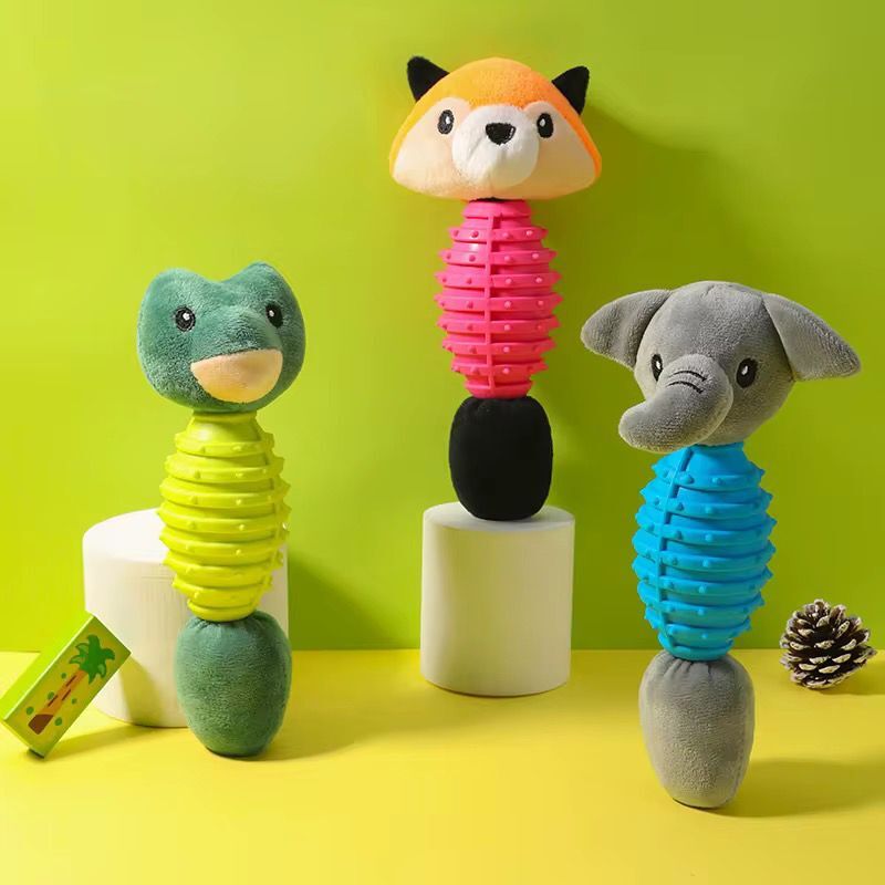 Mad Pet 512 - Peluş Hayvan Figürlü Silikon Isırma Oyuncağı