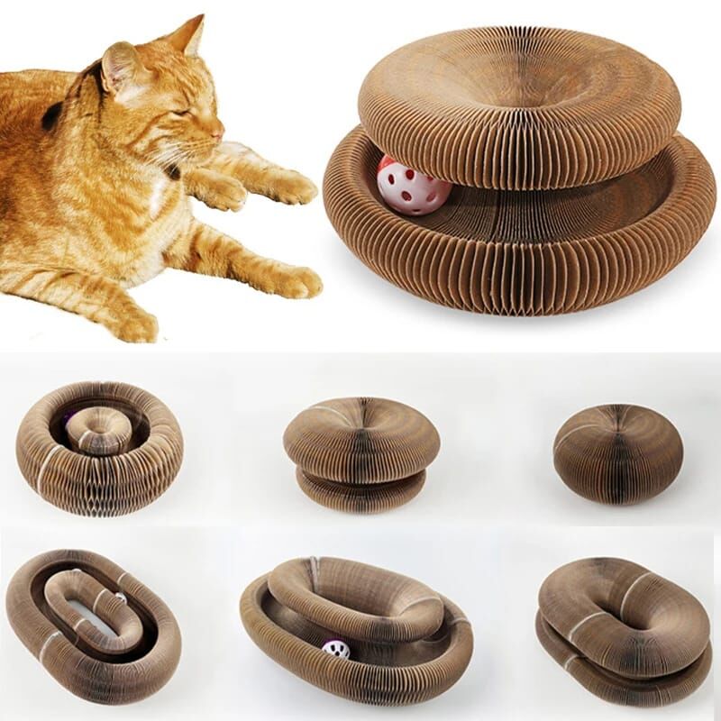 Mad Pet Mad-267 Kedi Tırmalama Toplu Akordiyon Oyuncak