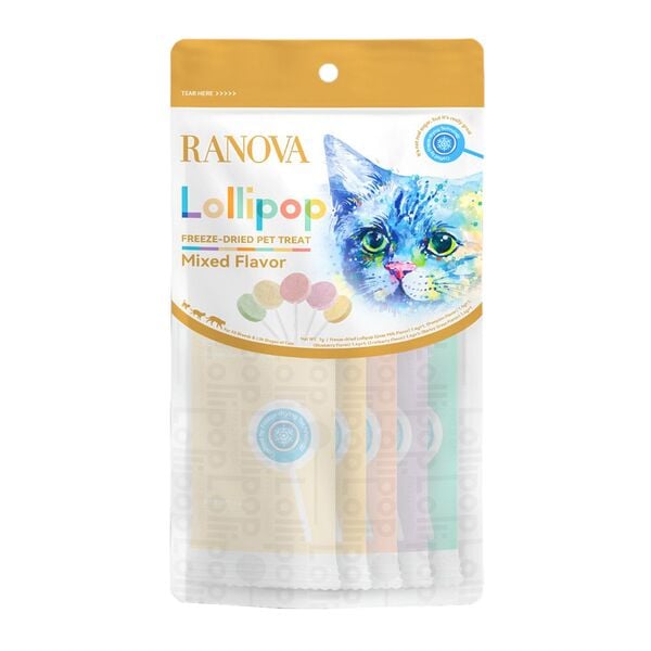 Ranova Rnv-005 Kediler İçin Karışık Lezzetli Lollipop Ödülü 1,4 Gr 5'li