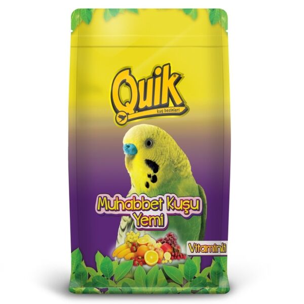 Quık Quık-009 Muhabbet Kuşu Yemi 400 Gr 12'li