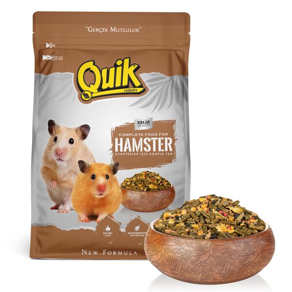 Quık Quık-015 Hamster Yemi 500 Gr 8'li