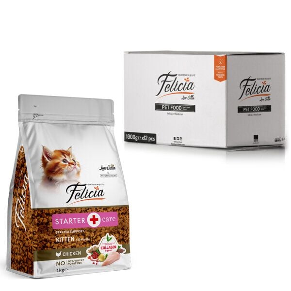 Felıcıa Flc-026 Starter Care (Başlangıç Desteği) Kıtten (Yavru) Tavuklu Az Tahıllı Kedi Maması 1 Kg