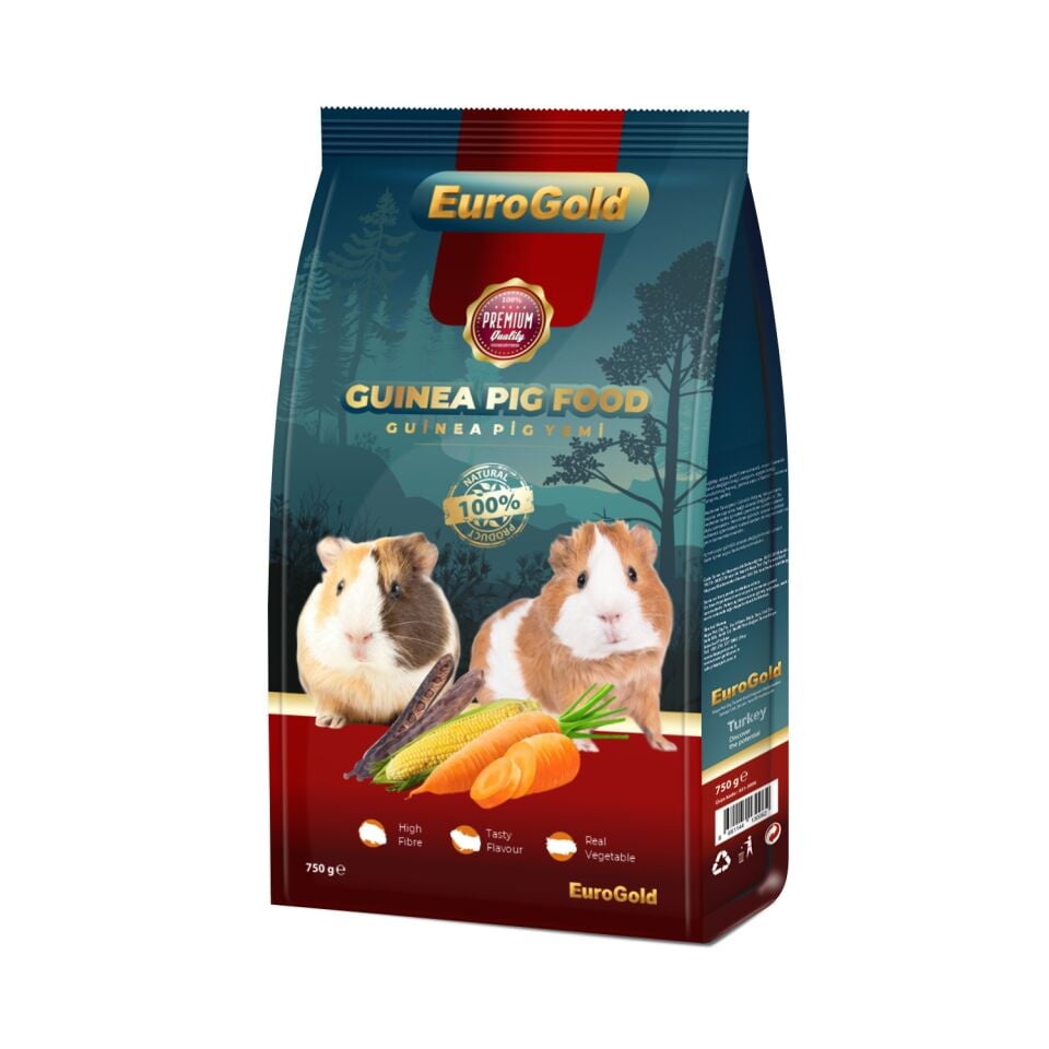 451-3007 Eurogold Guınea Pıg Yemi 750 Gr × 5 Paket