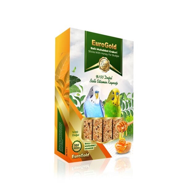 451-3058 Eurogold Muhabbet Ballı Kraker 10'lu × 20 Paket