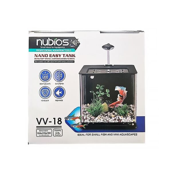 670-Vv18-A-S Nubıos Nano Easy Tank 4,5 L Siyah