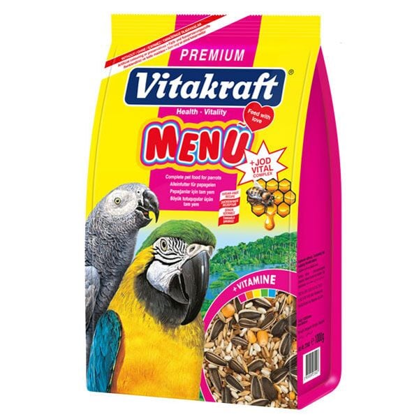 Vıtakraft 460-27040 Menu Papağan Yemi 1 Kg × 5 Paket