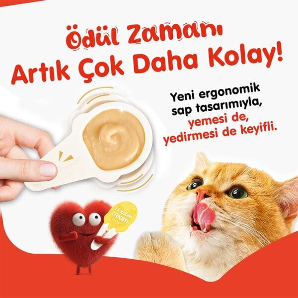 Pıwp-163 Wanpy Tavuklu Kaşıklı Kedi Ödül Kreması 16 Gr × 10 Adet